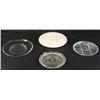 Image 1 : Vintage Marble Lazy Susan Serving Platter Plate Set