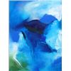 Image 1 : MOUNTAINS Abstract Acrylic Painting Paper Art ROBERTS
