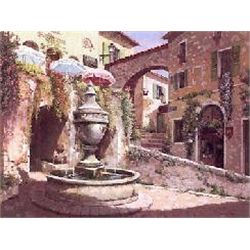 Sam Park Signed Ltd Ed Art Print St. Paul de Vence