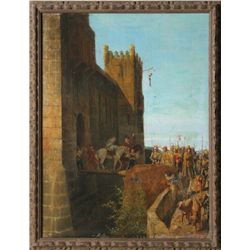 Armando Menocal, Spanish Castle, Oil Painting