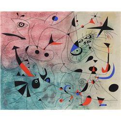 Joan Miro, l'Etoile Matinale, Constellations, Pochoir