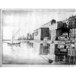 Carmen Bonanno, Bastia, Etching