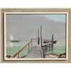 Image 1 : Howe D. Higgins, Dock, Acrylic Painting
