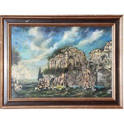Franco Minei, Rovini, Oil Painting