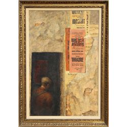 Harry Lane, Theatre, Oil Painting