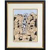 Image 1 : Jean Dubuffet, Marche en Champagne, Silkscreen