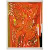 Image 1 : Seong Moy, Red Tapestry, Serigraph