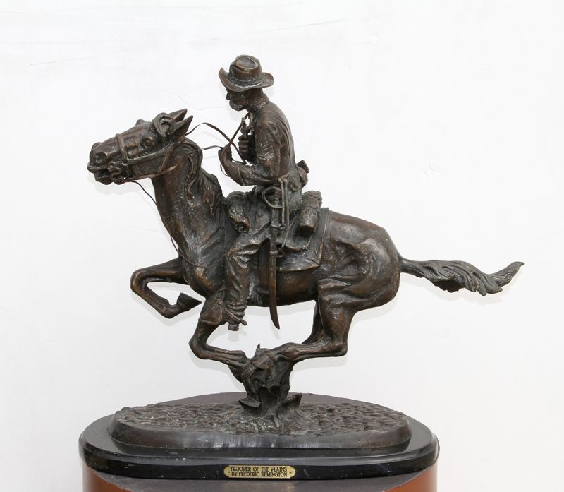 Frederic Remington, Trooper of the Plains, Bronze Sculpture