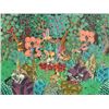 Image 1 : Alix George Calixtes, Jungle Animals, Painting