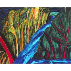 William Crozier-THE RIVER IN THE WOOD, 1991