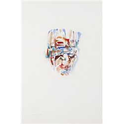 Louis le Brocquy-STUDY FOR RECONSTRUCTED HEAD OF S. B. (SAMUEL BECKETT), 1965