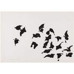 Louis le Brocquy-THE TÁIN. A FLOCK OF BIRDS, 1969