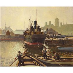 Maurice Canning Wilks-"MISTY MORNING", c.1946-1949