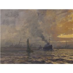 James Humbert Craig-LEAVING PORT, BELFAST