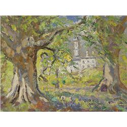 Letitia Marion Hamilton-ST. EDMUNDSBURY ON THE LIFFEY AT LUCAN, COUNTY DUBLIN