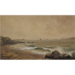 Archibald McGoogan-A BREEZY DAY, SUTTON (HOWTH), 1889