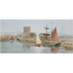 Joseph William Carey-CARRICKFERGUS HARBOUR, COUNTY ANTRIM