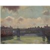 Image 1 : Henry C. O'Donnell-THE RIVER LIFFEY AT BUTT BRIDGE, DUBLIN