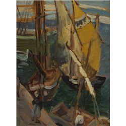 Grace Henry-HARBOUR SCENE, CHIOGGIA