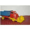 Image 4 : TOY DUMP TRUCK W/ FRONT LOADER
