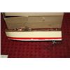 Image 1 : WOODEN BOAT - 13" LONG - ORIG. BOX