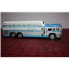 Image 1 : GREYHOUND BUS - 10" W/ MOVABLE PARTS - PRESSED TIN - JAPAN