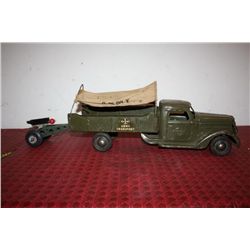 BUDDY L ARMY TRUCK - 20"