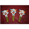 Image 1 : 3 COLORFUL CLOWN NOISE MAKERS
