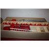Image 1 : FIRE PUMPER 24" - LADDER TRUCK 33" - 2 PC. SET SOLD TOGETHER - STRUCTO MADE IN ORIGINAL BOX - MOST U