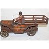 Image 1 : METAL TRUCK - HARD RUBBER DRIVER - 13"