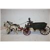 Image 1 : HORSE & DRIVER SAND & GRAVEL CAST IRON HOPPER WORKS - MADE IN USA #2 - 15"
