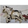 Image 4 : HORSE & DRIVER SAND & GRAVEL CAST IRON HOPPER WORKS - MADE IN USA #2 - 15"