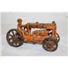 Image 2 : EARLY CAST IRON FARM TRACTOR - ORIG PAINT - NO NAME 5"