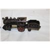 Image 2 : 2 CAST IRON TRAIN ENGINES - BLACK 6.5" - GREEN 5.5"