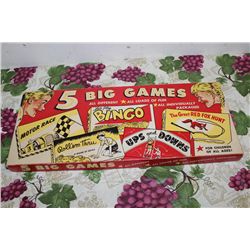 5 BIG GAMES - MINT & COMPLETE - ORIG. BOX