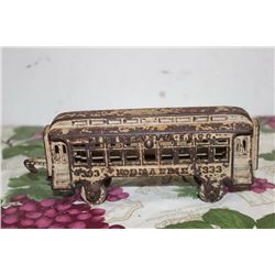 1880'S CAST IRON TRAIN CAR - 8.5 