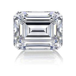 GIA 0.51 ctw Certified Emerald Brilliant Diamond F,SI1