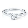 Image 2 : 0.75 ct Round cut Diamond Solitaire Ring, G-H, I
