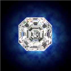 EGL USA 1.00ctw Certified Asscher Brilliant Diamond E,V