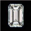 Image 1 : EGL Certified Diamond Emerald 1.01ctw F,SI1