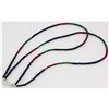 Image 2 : 118.65ct 2 Row Multi-Color Micro Faceted Necklace