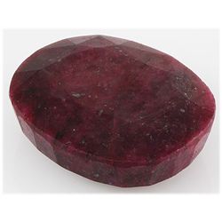 Ruby 415.5 ctw Loose Gemstone 50x40mm Oval Cut