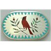 Image 1 : Zuni Multi-Stone Bird Sterling Silver Buckle - Nancy Edaakie