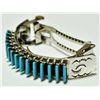 Image 2 : Zuni Turquoise Half-Ring Hair Barrette