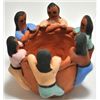 Image 2 : Navajo 6-Child Storyteller Bowl Pottery - Eva Plummer