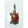 Image 1 : Zuni Coral Turtle Pendant