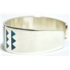 Image 2 : Zuni Multi-Stone Bear Sterling Silver Cuff Bracelet - Rudell & Nancy Laconsello