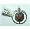 Image 1 : Zuni Silver Bird and Flower Spinner Pendant - Edbert Booqua
