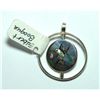 Image 2 : Zuni Silver Bird and Flower Spinner Pendant - Edbert Booqua
