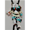 Image 1 : Zuni Multi-Stone Kachina Sterling Silver Bolo Tie - Jonathan Beyuka